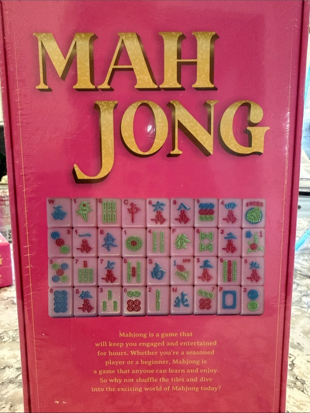 Mah Jong - Viral Pink Tile Set